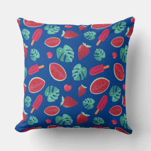 Popsicle, Cherry, Strawberry & Watermelon Cushion