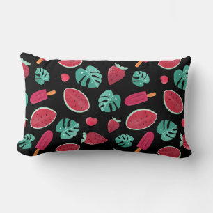Popsicle, Cherry, Strawberry & Watermelon Lumbar Cushion