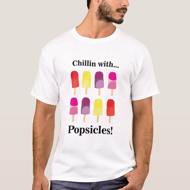 Popsicle Colourful Summer T-Shirt (Front)