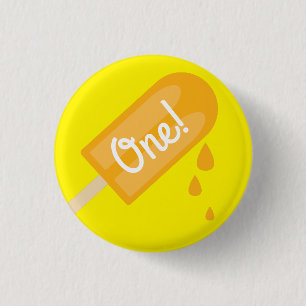 Popsicle Cute Summer Kid's Birthday Party 3 Cm Round Badge