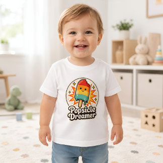 Popsicle Dreamer Retro Kids Baby T-shirt