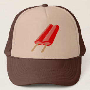 Popsicle hat - Cherry