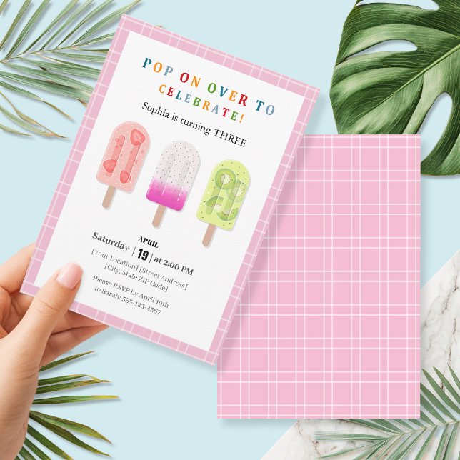 Popsicle Party  Invitation (Creator Uploaded)
