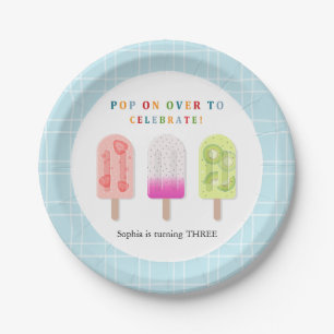 Popsicle Party Paper Plate