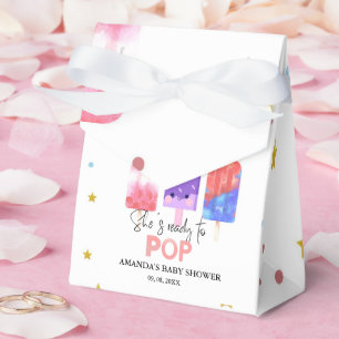 Popsicle She is ready to pop Baby Shower Favour Box