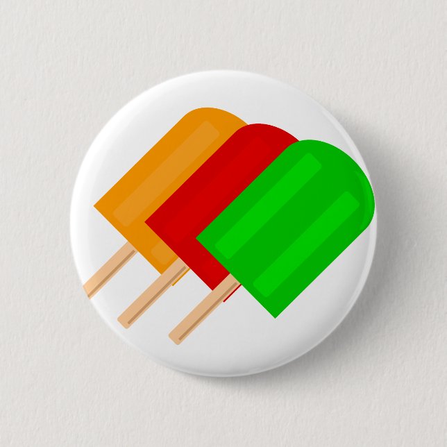 Popsicles 6 Cm Round Badge (Front)