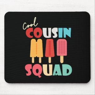 Popsicles Cool Cousin Squad Matching Summer Family Mouse Pad