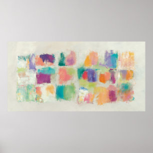 Popsicles Horizontal Stone Abstract Print