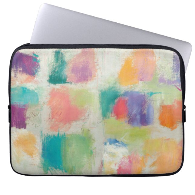 Popsicles Horizontal Stone Abstract Print Laptop Sleeve (Front)
