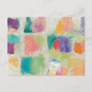 Popsicles Horizontal Stone Abstract Print Postcard