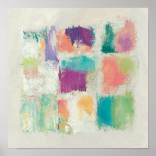 Popsicles II Stone Abstract Print   Mike Schick