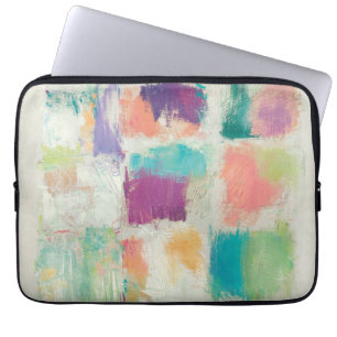 Popsicles II Stone Abstract Print Mike Schick Laptop Sleeve