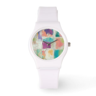 Popsicles II Stone Abstract Print   Mike Schick Watch