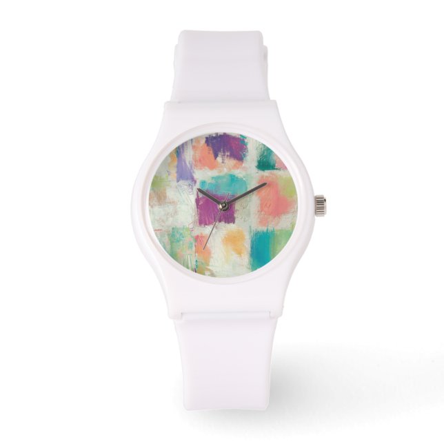 Popsicles II Stone Abstract Print | Mike Schick Watch (Front)