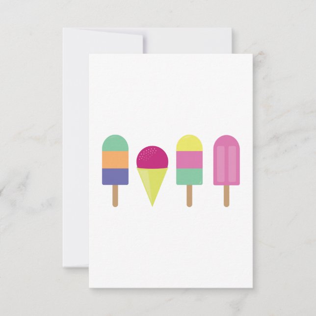 Popsicles Thank You Card (Front)