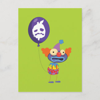 Poptropica Zomberry Clown Postcard