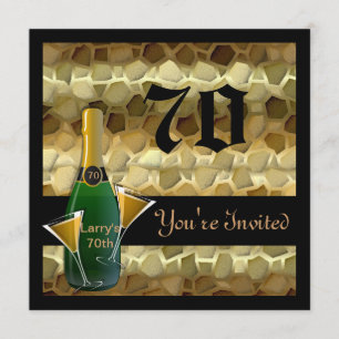 Popular 70th Birthday Party INVITATIONS