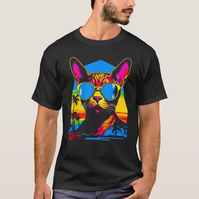 Popular Abyssinian Cat T-Shirt (Front)