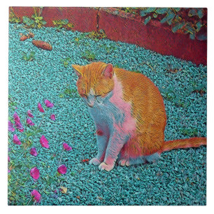 popular Animals - Cat Ceramic Tile