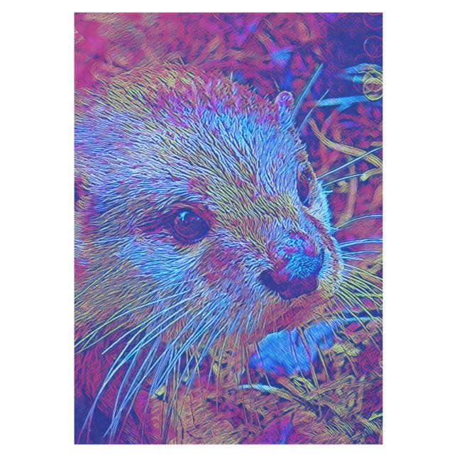 popular Animals - Otter 1 Tablecloth (Front)