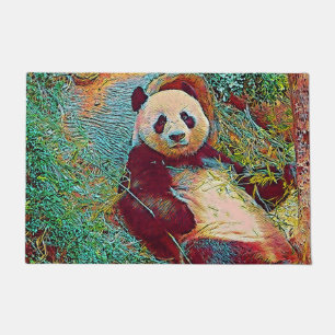 popular Animals - Panda 1 Doormat