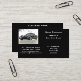 Popular Automotive Sales Business Card