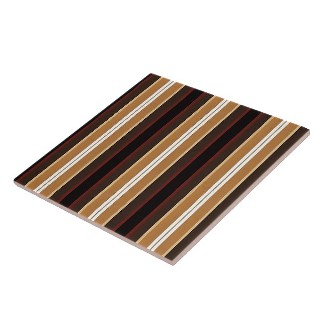 Popular Autumn Brown Luxury Collection Ceramic Tile (Side)