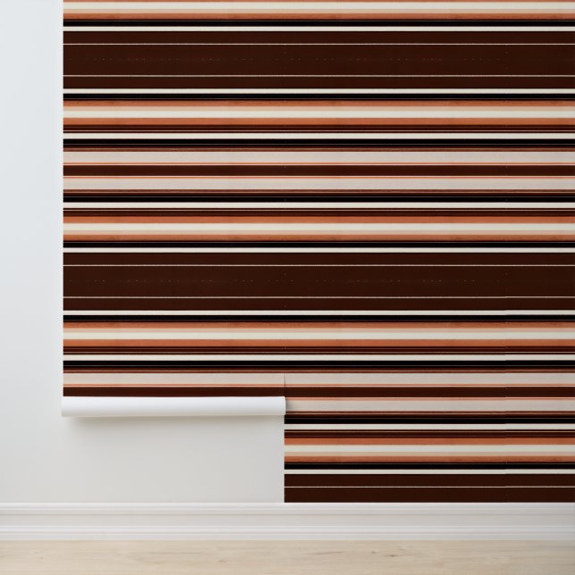 Popular Brown White Linen Texture Collection Wallpaper (Application)