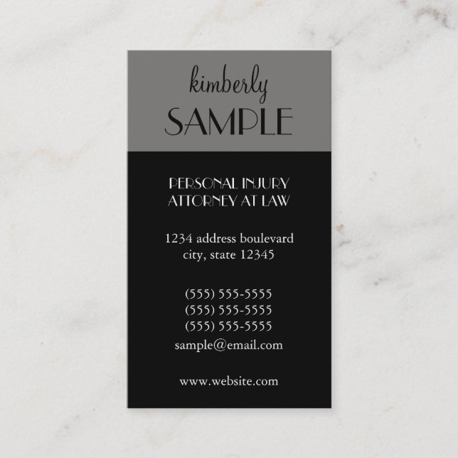 Popular Business Card (Front)