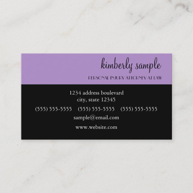 Popular Business Card (Front)