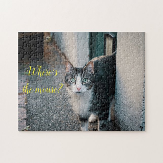 Popular Cat Design Gift Jigsaw Puzzle (Horizontal)