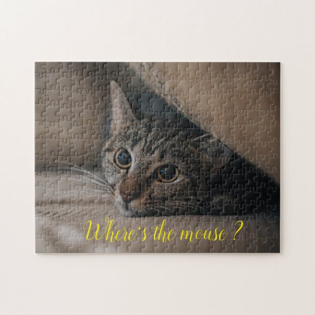 Popular Cat Design Gift Jigsaw Puzzle (Horizontal)