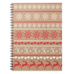 Popular Christmas Pattern Notebook