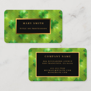 Popular Clover 4 Lists Green Collection Business Card