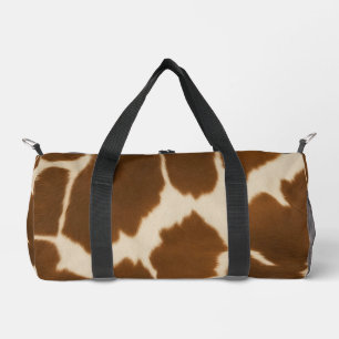 Popular Cow Faux Leather Elegant Collection Duffle Bag