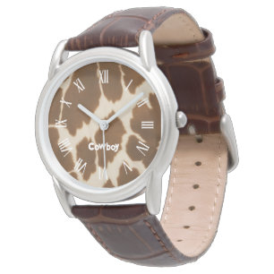 Popular Cow Faux Leather Elegant Collection Watch