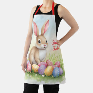 Popular Cute Easter Bunny And Eggs Collection Apron