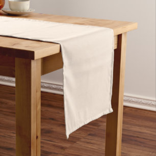 Popular delicate cream. Short Table Runner