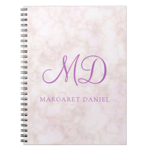 Popular Design White Marble Notebook