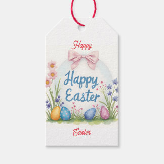 Popular Easter Eggs Beautiful Collection Gift Tags