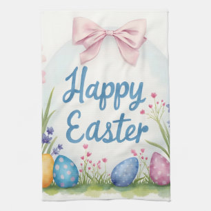 Popular Easter Eggs Beautiful Collection Tea Towel