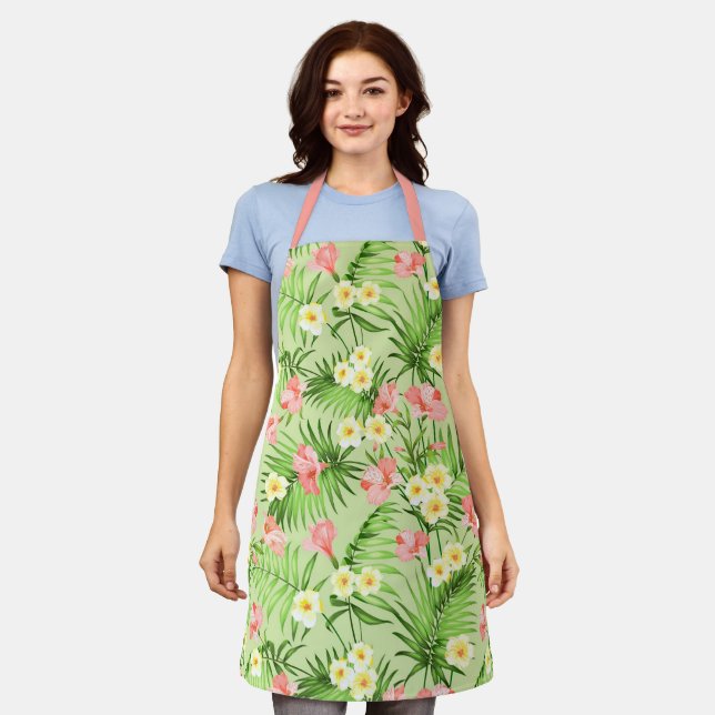 Popular Elegant Floral Apron (Worn)