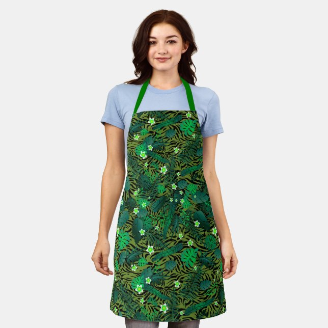 Popular Elegant Floral Apron (Worn)