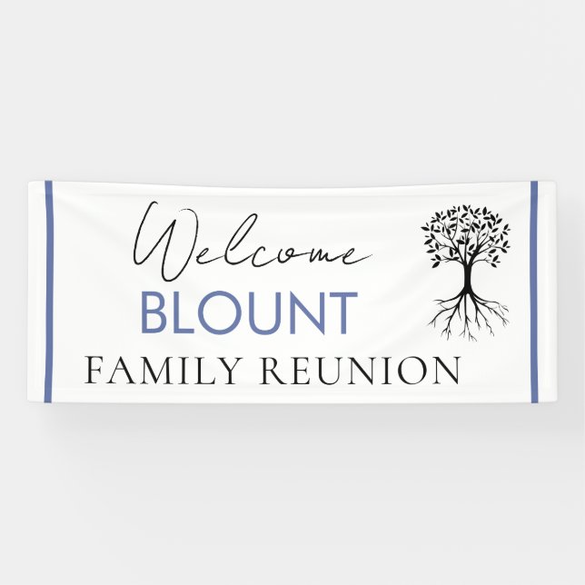 Popular Family tree Reunion banner (Horizontal)