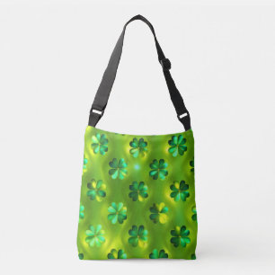 Popular Green Clover 4 Lists Collection Crossbody Bag