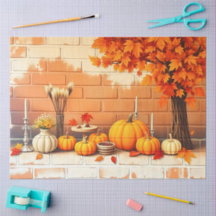 Popular Happy Thanksgiving Beautiful Fall Tissue Paper