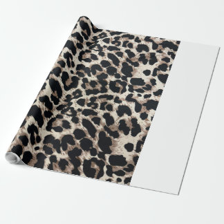 Popular leopard print wrapping paper