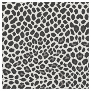 Popular Luxury White Leopard Elegant Collection Fabric