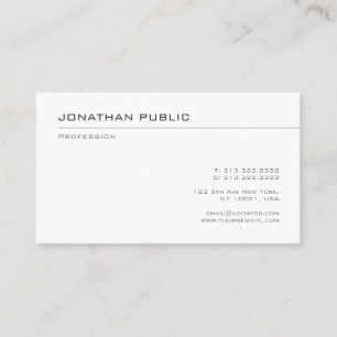 Popular Minimalist Template Modern Professional Business Card