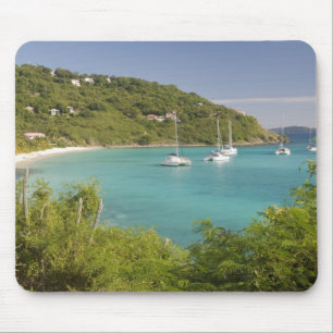 Popular moorings for bareboaters and charter mouse pad